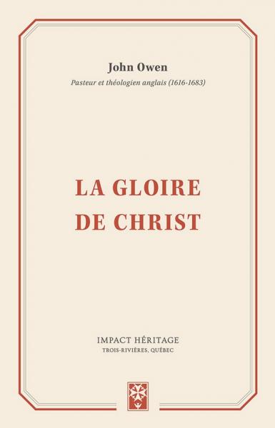 La gloire de Christ