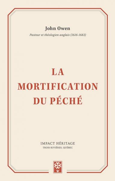 La mortification du péché