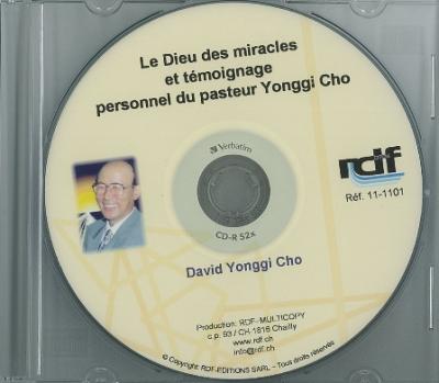 CD Le Dieu des miracles et le témoignage personnel de Yonggi Cho