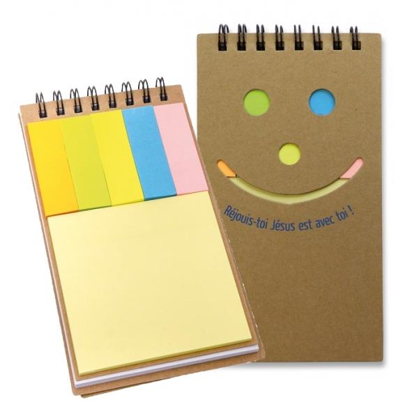 Carnet bloc-note + post-it