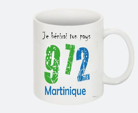 Mug Je bénirai ton pays 972 Martinique