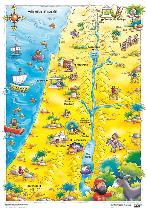 Poster Sur les traces de Jésus