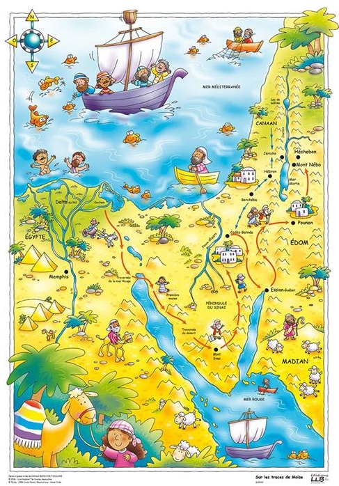Poster Sur les traces de Moïse