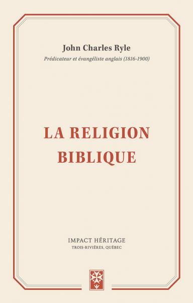 La religion biblique