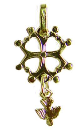 Croix huguenote en or