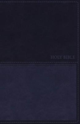 KJV Bible compact thinline bible blue, words of Christ in red.