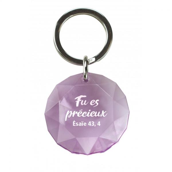 Porte-clé ange diamant: Tu es précieux ES 43.4 (3700318978202): CLC France