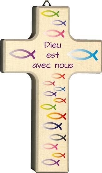 CROIX BOIS DIEU EST AVEC NOUS