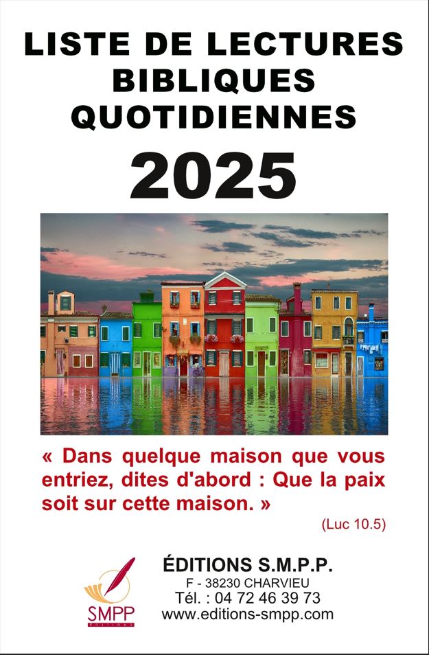 Liste de lectures bibliques quotidiennes 2024