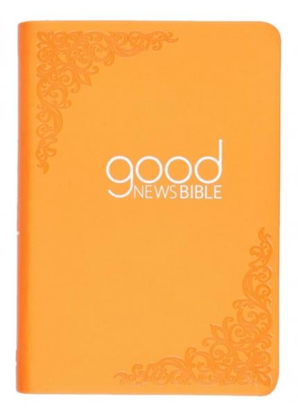 Good news bible compact soft touch orange