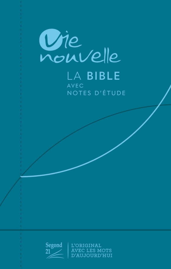 Livre Ouvert De Bible Dans La Langue Française Sur Le Support