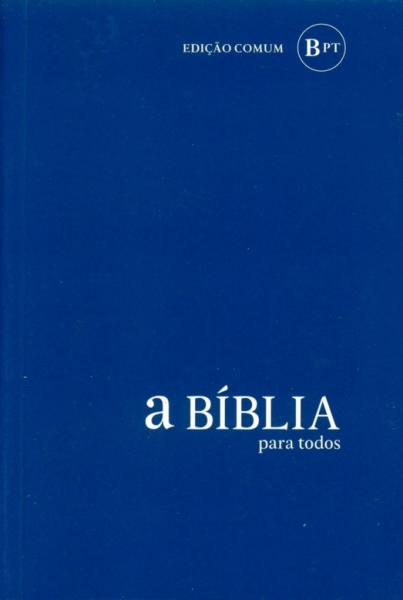 Bible en portugais souple bleu petit format