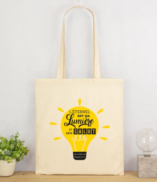 Tote bag coton écru