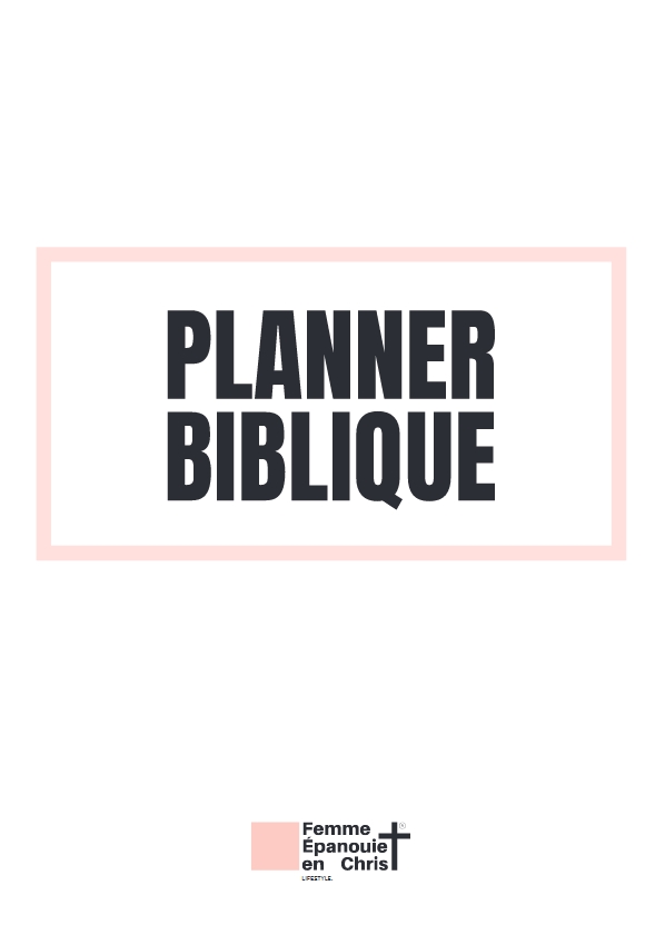 Le planner biblique