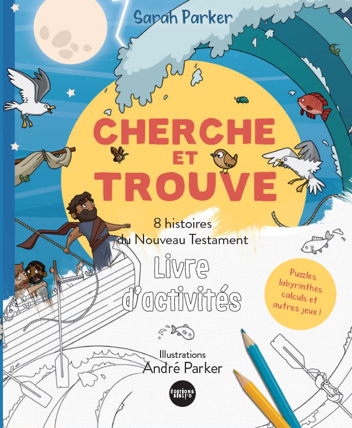 Cherche et trouve, livre d'activités - 8 histoires de l'Ancien