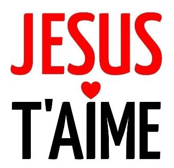 Sticker Jésus t'aime 7.5cm