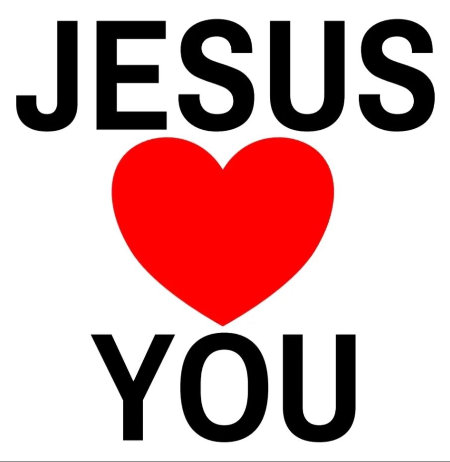 Jesus loves you 7.5 cm