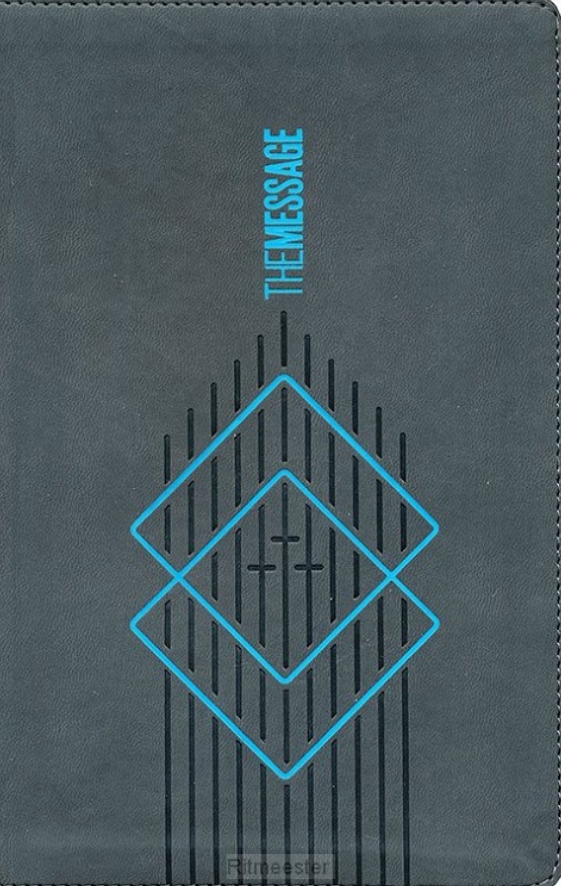 Message deluxe gift bible,Charcoal