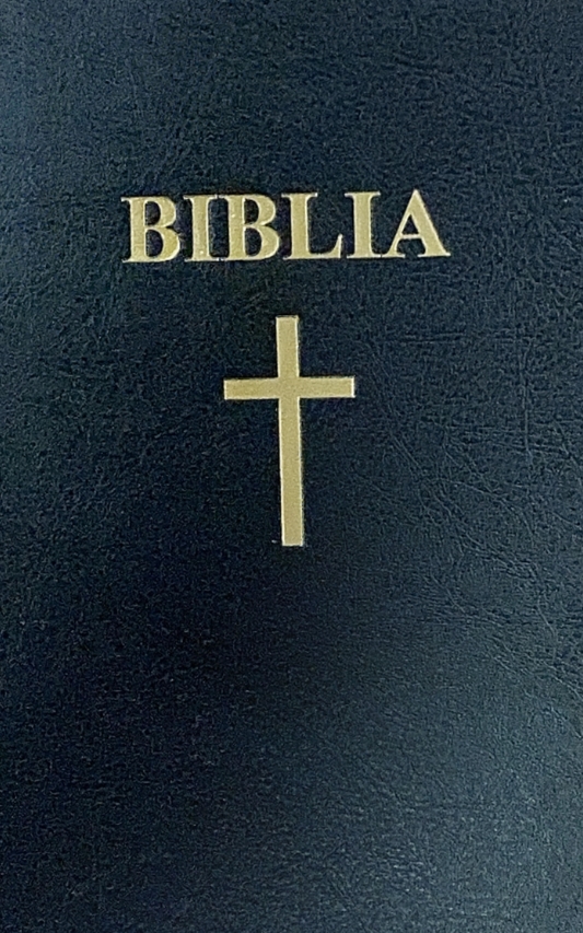 Bible en roumain noire, reliée