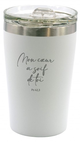 Mug isotherme blanc