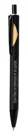Stylo bambou et aluminium argent