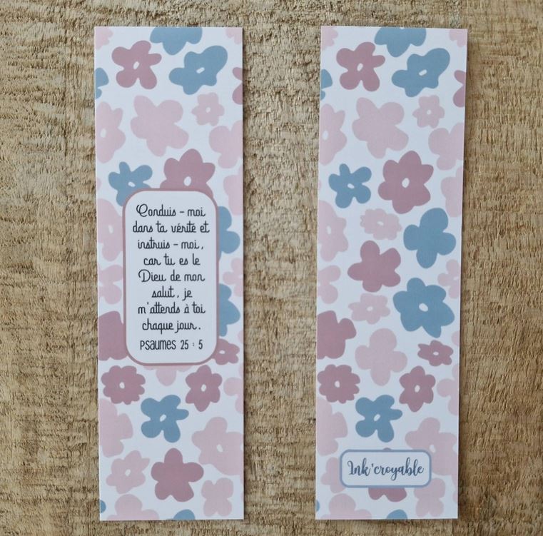 Marque-pages Psaume 25.5
