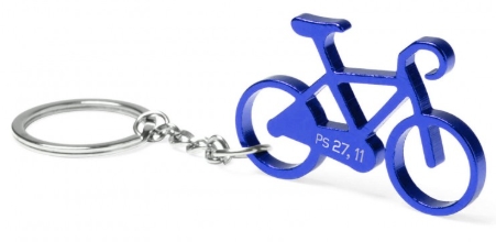Porte-clé "Vélo" bleu Ps 27.11