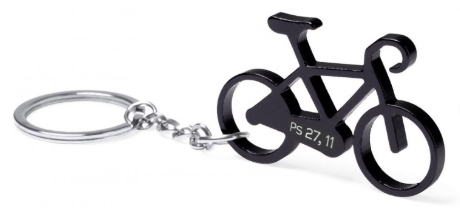 Porte-clé "Vélo" noir Ps 27.11