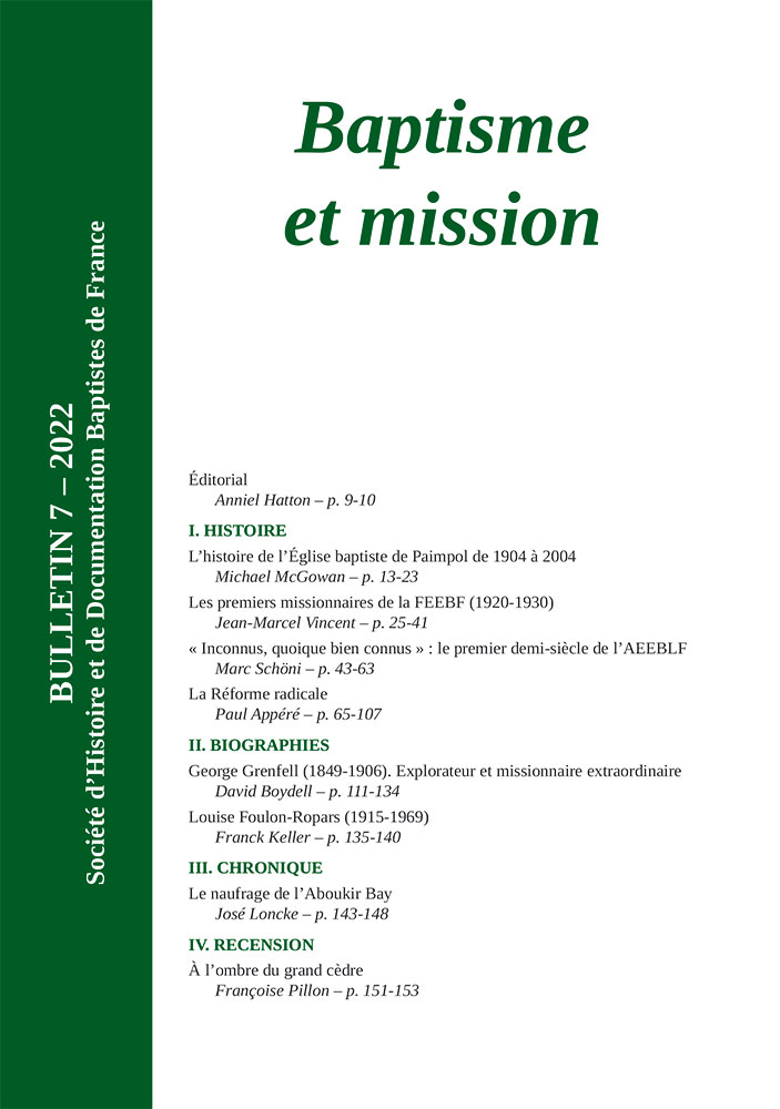 Baptisme et mission