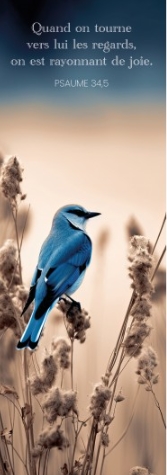 Marque-pages oiseau perché