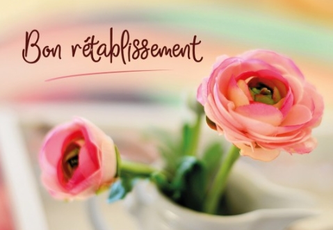 Mini carte renoncules dans vase