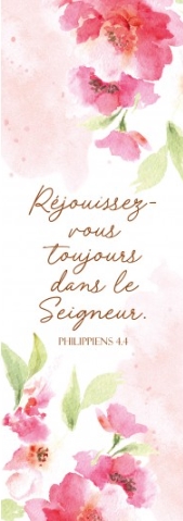 Marque-pages fleurs roses et feuilles en aquarelle