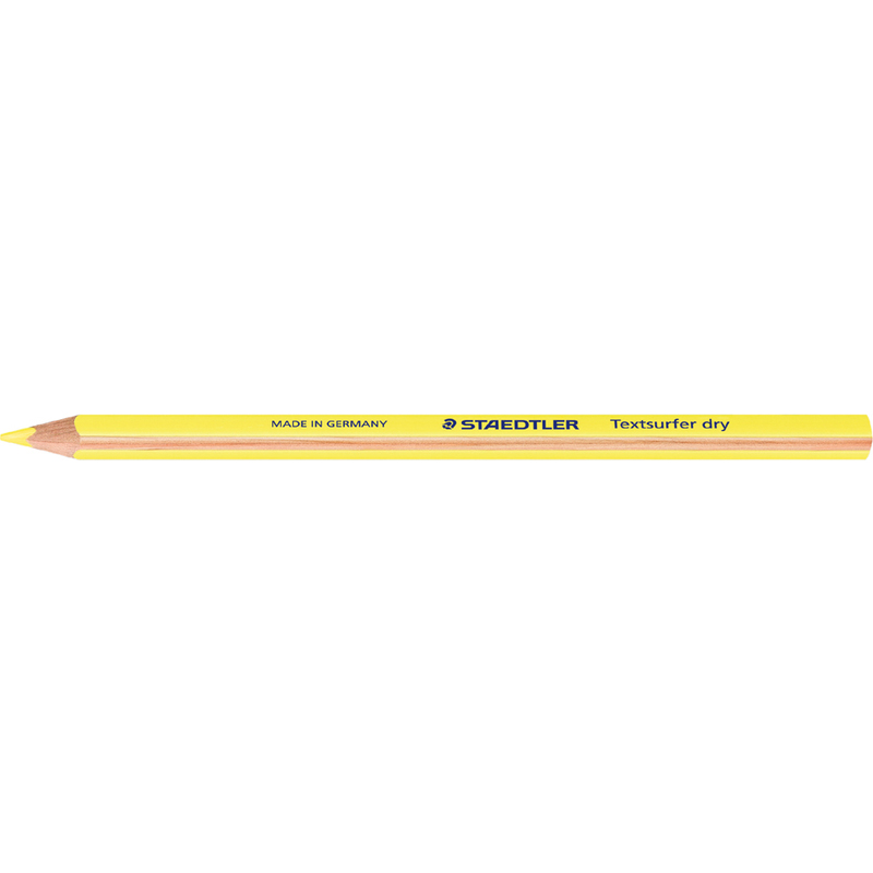 Crayon surligneur Staedtler à cire jaune pour Bible
