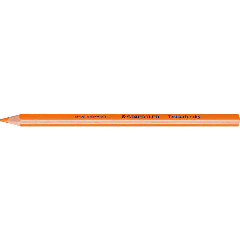 Crayon surligneur Staedtler à cire orange pour Bible