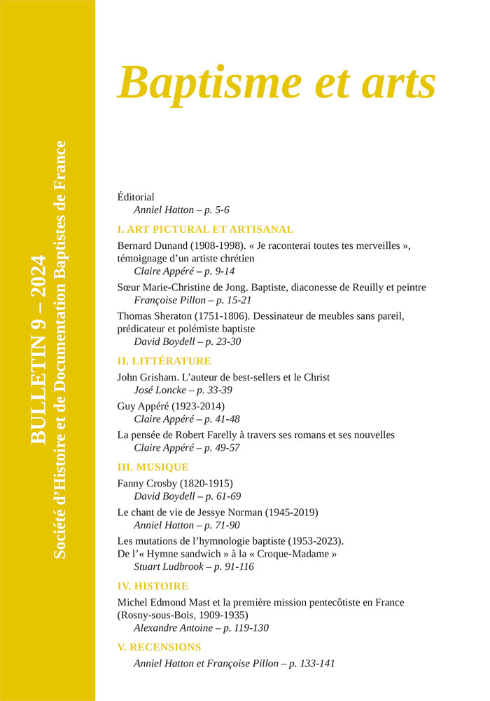 Baptisme et arts