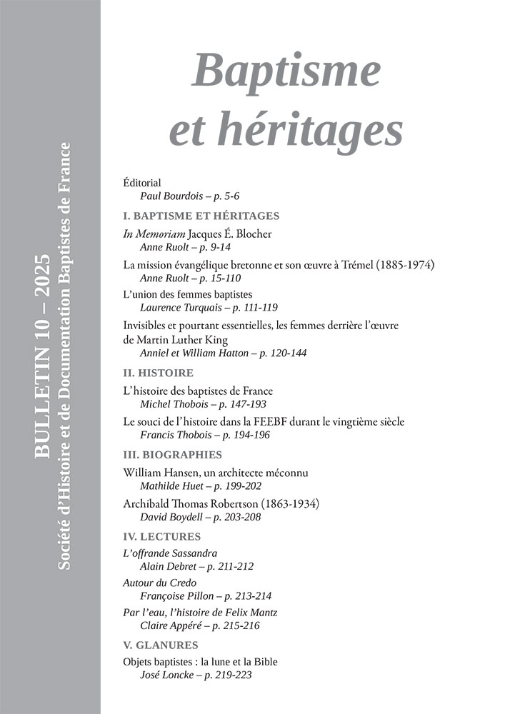 Baptisme et héritages