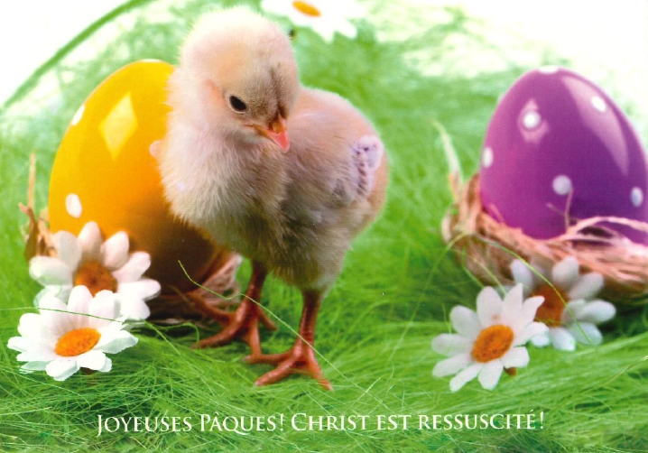 Carte postale Pâques
