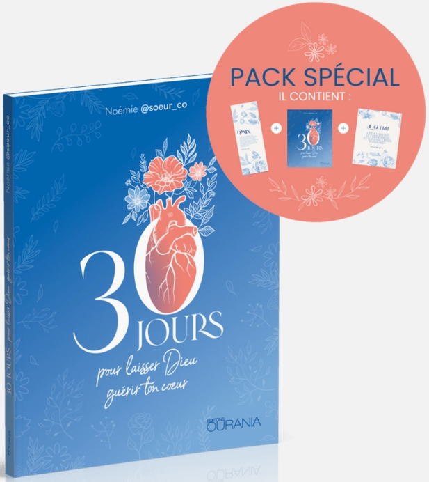 Pack spécial 30 jours pour laisser Dieu guérir ton coeur
