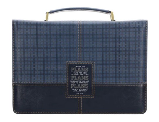 Sac étanche Pour Bible Ou Tablette - Avec élastiques De Maintien Et Support - 28x22x6 Cm - Cadeau Prière, église, Noël - 11