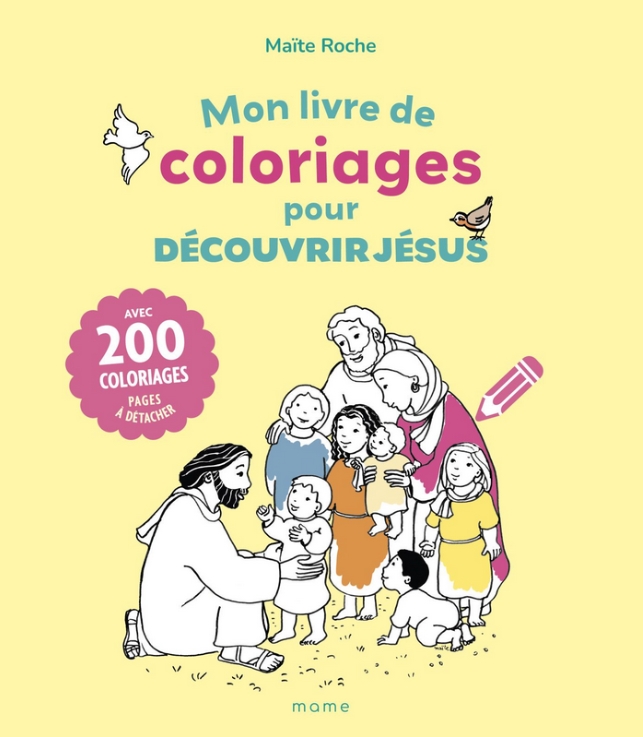 Mon livre de coloriages pour découvrir Jésus