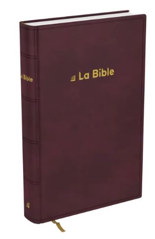 Bible Darby revisée format standard, rigide brun-rouge