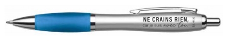 Stylo mot d'ordre 2027 bleu