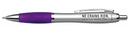 Stylo mot d'ordre 2027 violet