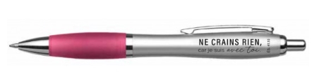 Stylo mot d'ordre 2027 rose