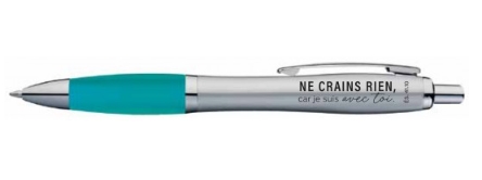 Stylo mot d'ordre 2027 turquoise