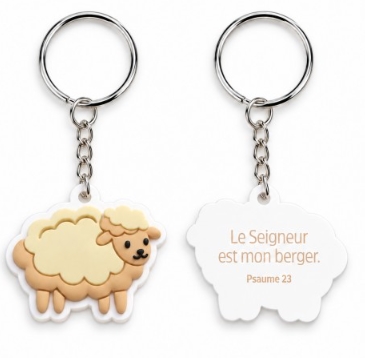 Porte-clé PVC Mouton